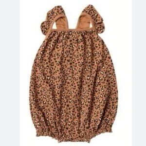 Rylee + Cru NWOT Leopard Print Romper
